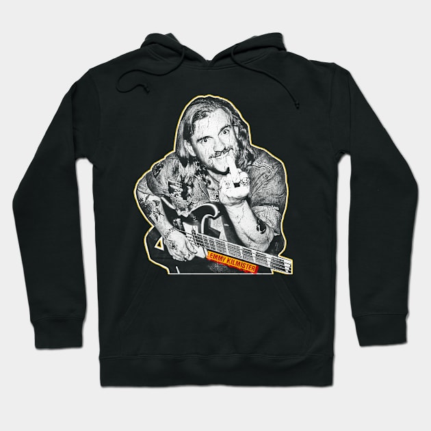 Retro Lemmy Kilmister Hoodie by MuraiKacerStore